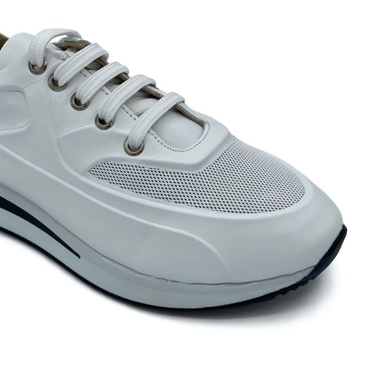 Кроссовки Tuffoni белые кожаные - фото 6, 5223018LL TUF