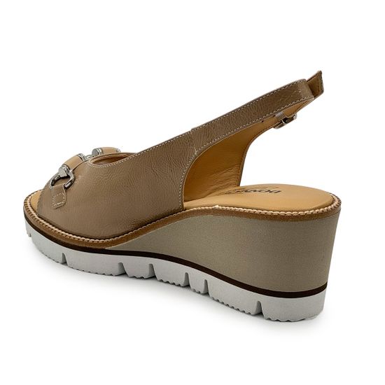 Босоножки Donna Soft бежевые наплак - фото 3, DS2306 DS BEIGE