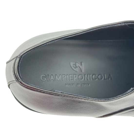 Туфли GIAMPIERONICOLA черные кожаные - фото 7, 46501 GPN NERO