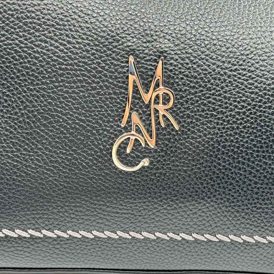 Сумка Marina Creazioni черная кожаная - фото 4, B6449 MC NERO