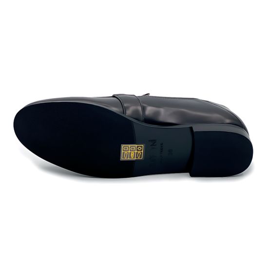 Лоферы TUFFONI кожаные черные - фото 4, 1024011LL TUF