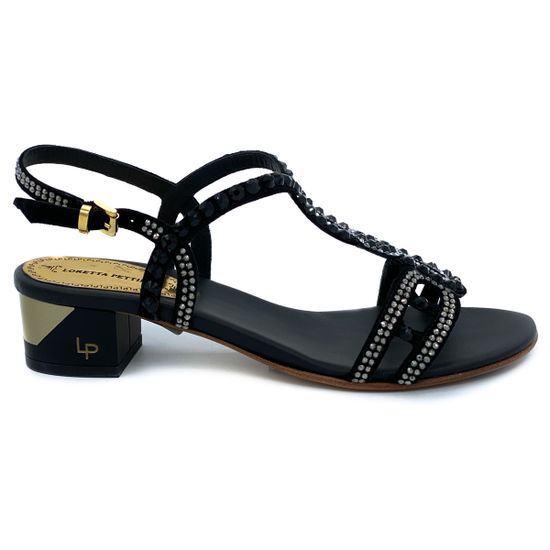 Босоножки Loretta Pettinari черные - фото 1, 