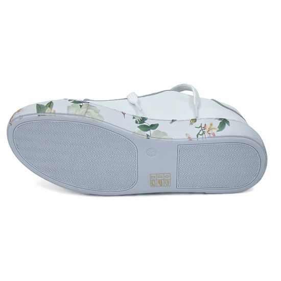 Кеды TUFFONI белые кожаные с цветной подошвой - фото 4, 5323010LL TUF