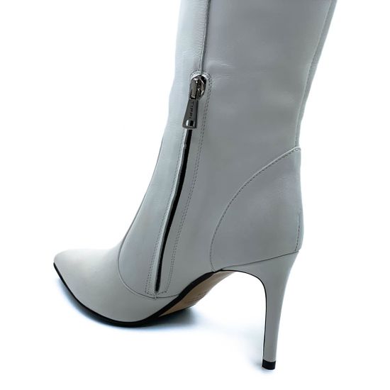 Сапоги Tiffi белые кожаные демисезонные - фото 3, N658/80DR TI BIANCO