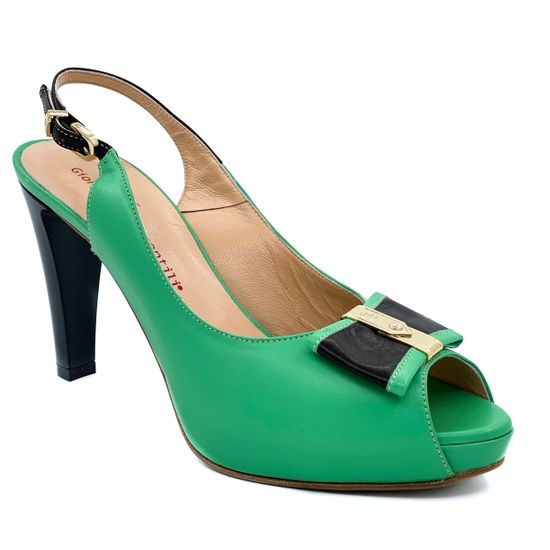 Босоножки Giorgio Piergentili зеленые - фото 2, 