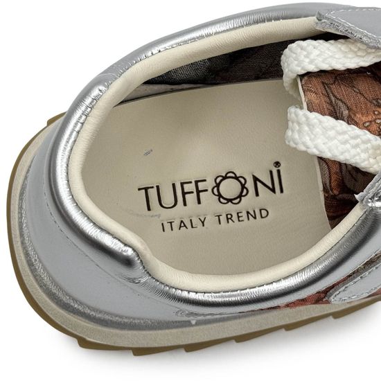Кроссовки женские Tuffoni кожаные мультиколор - фото 7, 1725001LL TUF SILVER