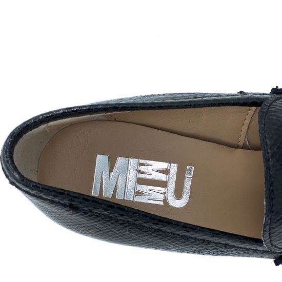 Туфли Mimmu черные из лакированной кожи тиснение под питона - фото 7, F807K2 MIM NERO