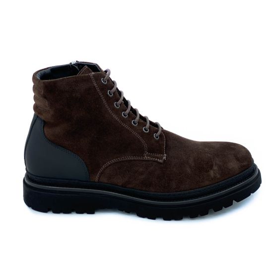 Ботинки Giampieronicola коричневые замшевые МЕХ - фото 1, 