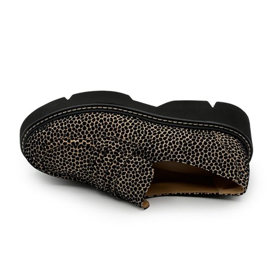 Лоферы MOT-CLE бежевые замшевые принт &quot;жираф&quot; - фото 5, MOT2755 MOT GIRAFFA