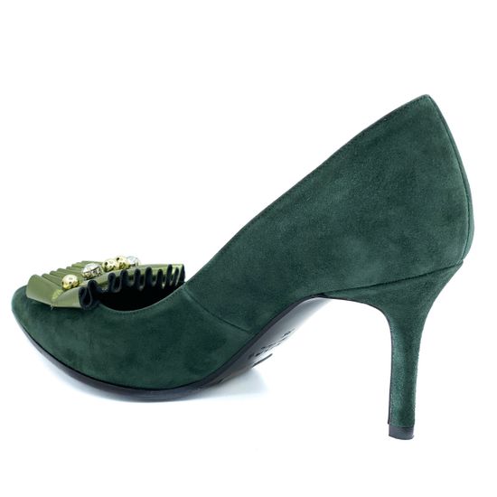 Туфли Rosso Nero замшевые зеленые - фото 3, 3491 RN CAM VERD