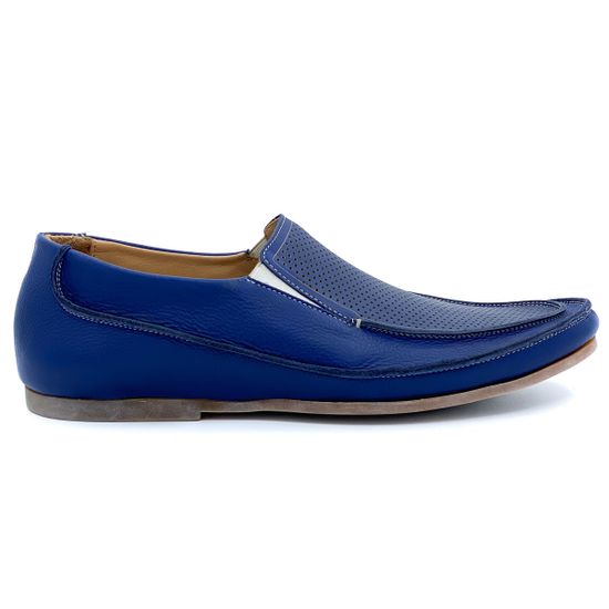 Слипоны Giampieronicola синие - фото 1, 