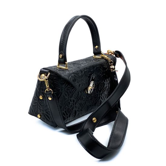 Сумка Marino Orlandi черная кожаная - фото 2, 