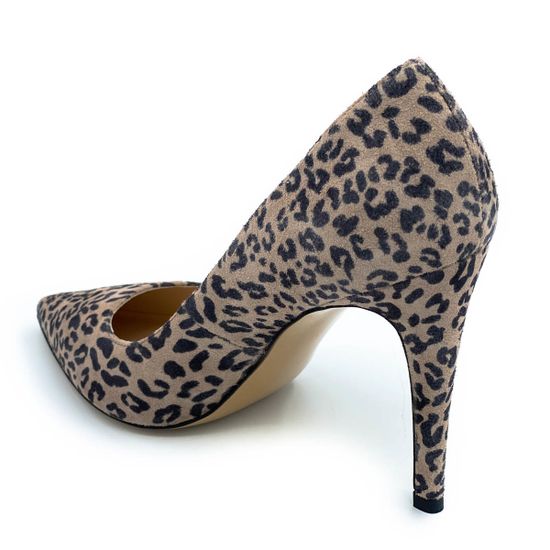 Туфли Cover  черно-коричневые замшевые Леопард - фото 3, 5783 COV LEO