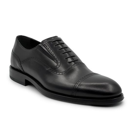 Туфли Barcly черные кожаные - фото 2, 08916 BAR NERO