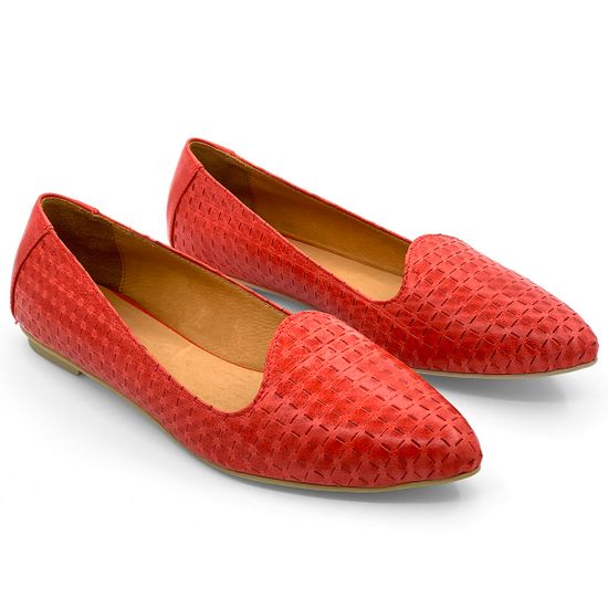 Балетки Zamagni коралловые кожаные - фото 7, 