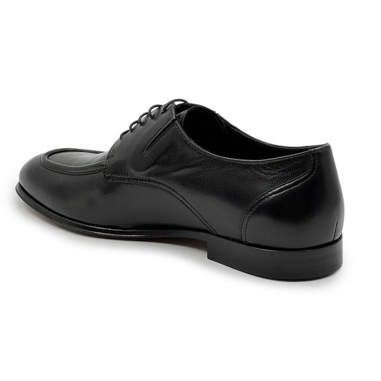 Туфли GIAMPIERONICOLA черные кожаные - фото 3, A43476 GPN