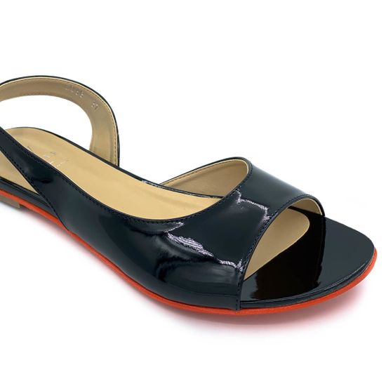 Босоножки Cover черные лаковые - фото 5, 3038 COV