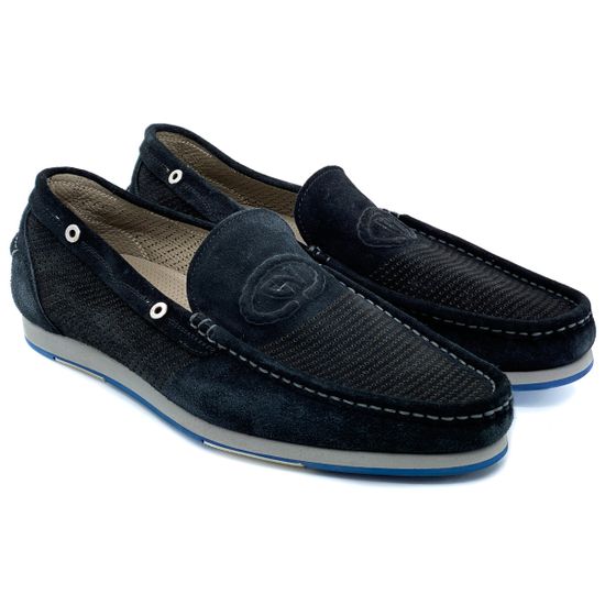 Мокасины Giampieronicola черные замшевые - фото 7, 