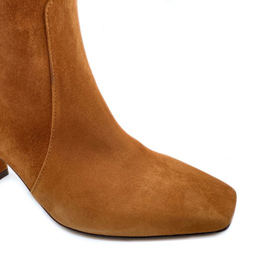 Сапоги Tiffi коричневые замшевые демисезонные - фото 5, Q543/70F TI BRANDY