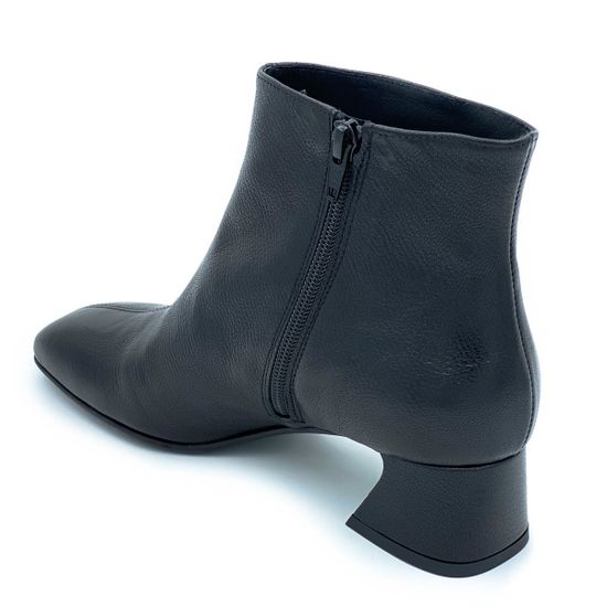 Ботильоны Jeannot черные кожаные демисезонные - фото 3, 85159 JN