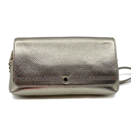 Клатч Marina Creazioni золотого цвета кожаный - фото 1, B6113 MC ORO