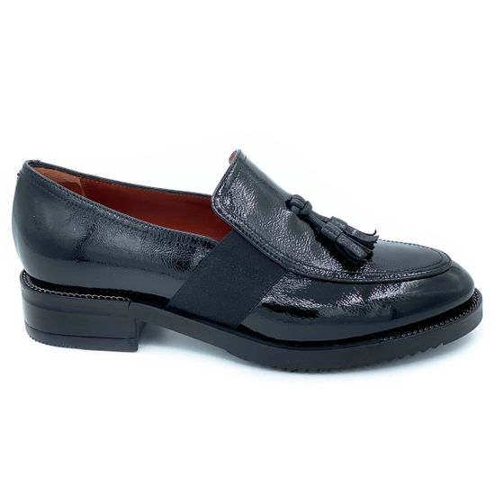 Лоферы Mot Cle черные наплак - фото 1, 