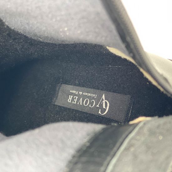 Ботильоны Cover черные кожаные Байка - фото 8, 1663807-1 COV NAPPA