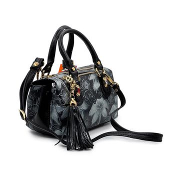 Сумка Marino Orlandi белая/черная кожаная - фото 2, 4961 MO BIANCO/NERO