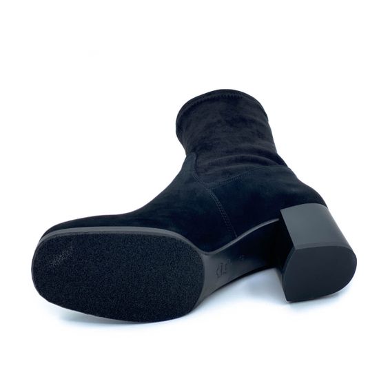 Ботильоны Cover черные замшевые байка - фото 4, 329402-1 COV