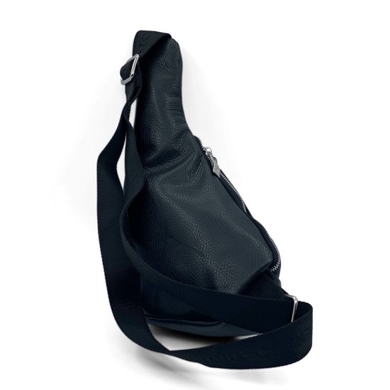 Сумка кросс-боди Renato Angi черная кожаная - фото 1, 