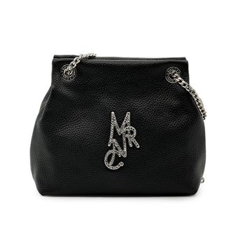 Сумка Marina Creazioni кожаная черная - фото 1, B5560 MC NERO NAPPA