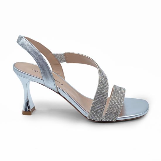 Босоножки Tiffi кожаные серебряного цвета - фото 1, Q31/70 TI ARGENTO