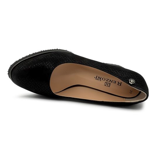 Туфли Ilasio Reanzoni черные замшевые - фото 5, Н7748 IR NERO