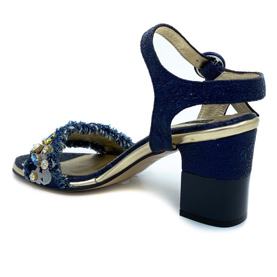 Босоножки Luca Verdi синие - фото 3, 