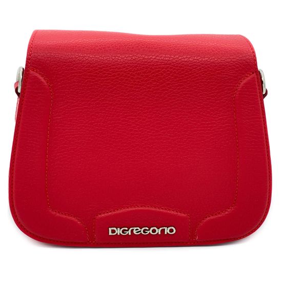 Клатч Di Gregorio красный кожаный - фото 1, 