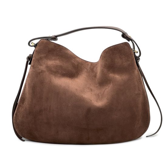 Сумка Loristella коричневая замшевая - фото 1, 3032 LS CACAO