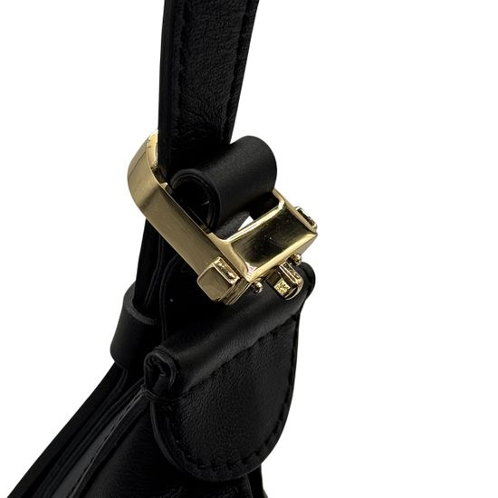 Сумка Loristella черная кожаная - фото 4, 3141 LS NERO