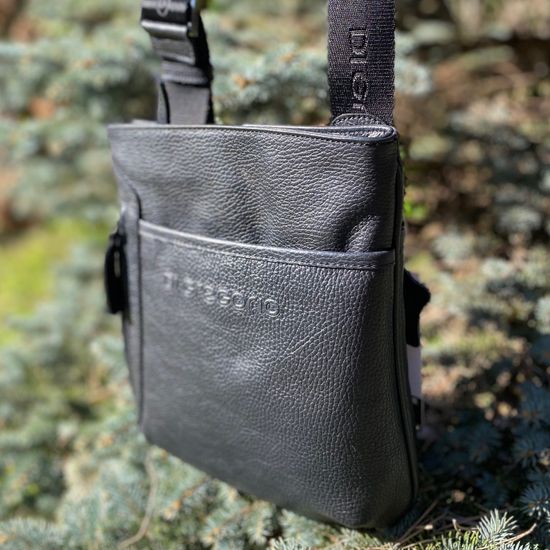 Сумка Di Gregorio мужская черная кожаная - фото 1, 600 DG