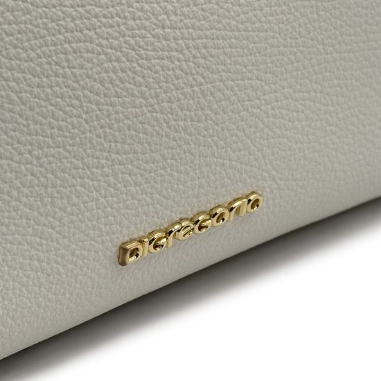 Сумка Di Gregorio белая кожаная - фото 5, 6002 DG BIANCO