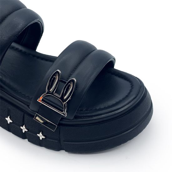 Сандалии NILA&amp;NILA кожаные черные - фото 6, NO1850 NIL NERO