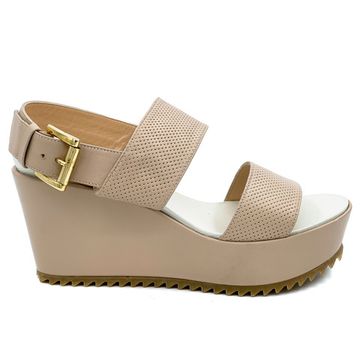 Босоножки Giorgio Piergentili бежевые кожаные - фото 1, 443/A GP