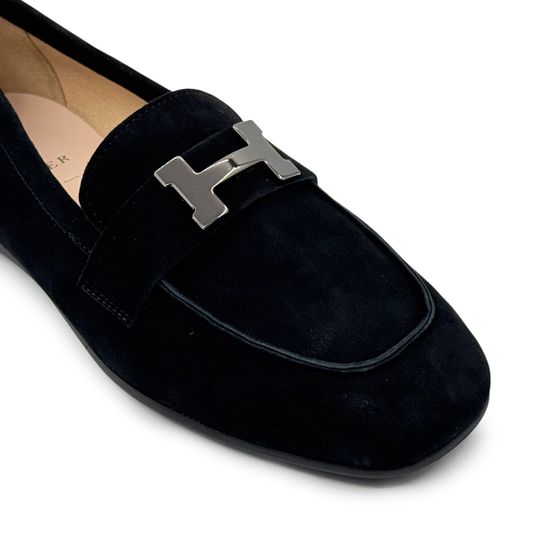 Лоферы женские CVCOVER черные замшевые - фото 6, 9809-01 COV NERO