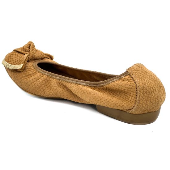 Балетки Renzi натуральная кожа питон бежевые - фото 3, 