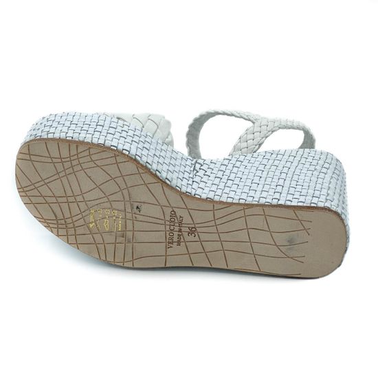 Босоножки Mimmu белые кожаные - фото 4, FGODIVA-5 MIM BIANCO