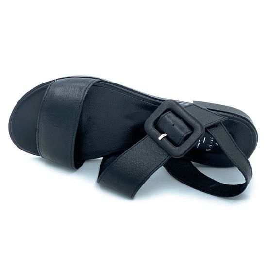 Босоножки Cover черные кожаные - фото 4, 1334-1 COV