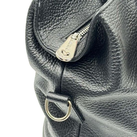 Сумка Marina Creazioni черная кожаная - фото 4, B7358 MC NERO