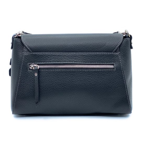 Сумка Marina Creazioni черная кожаная - фото 3, 