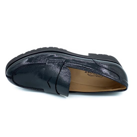 Лоферы Donna Soft черные наплак - фото 5, 