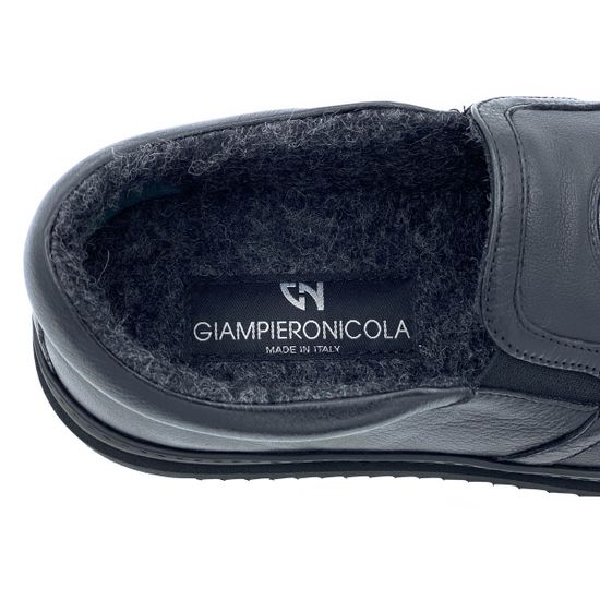 Ботинки Giampieronicola черные кожаные утеплитель - шерсть - фото 7, 