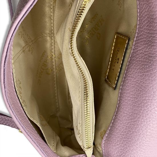 Сумка Marina Creazioni лиловая кожаная - фото 5, B6112 MC LILLA